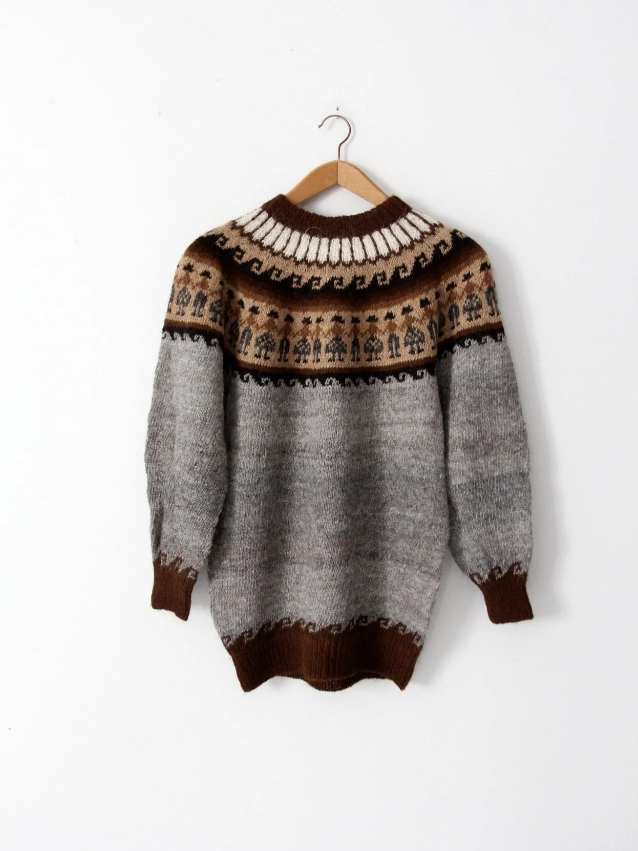 vintage alpaca sweater