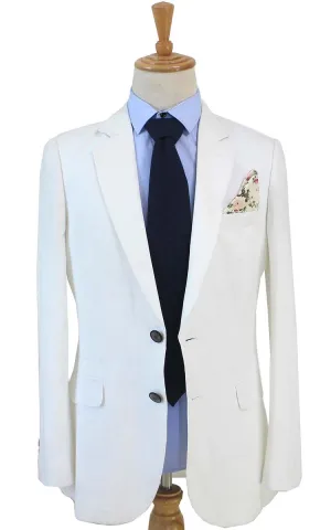 WHITE 3 PIECE LINEN SUIT