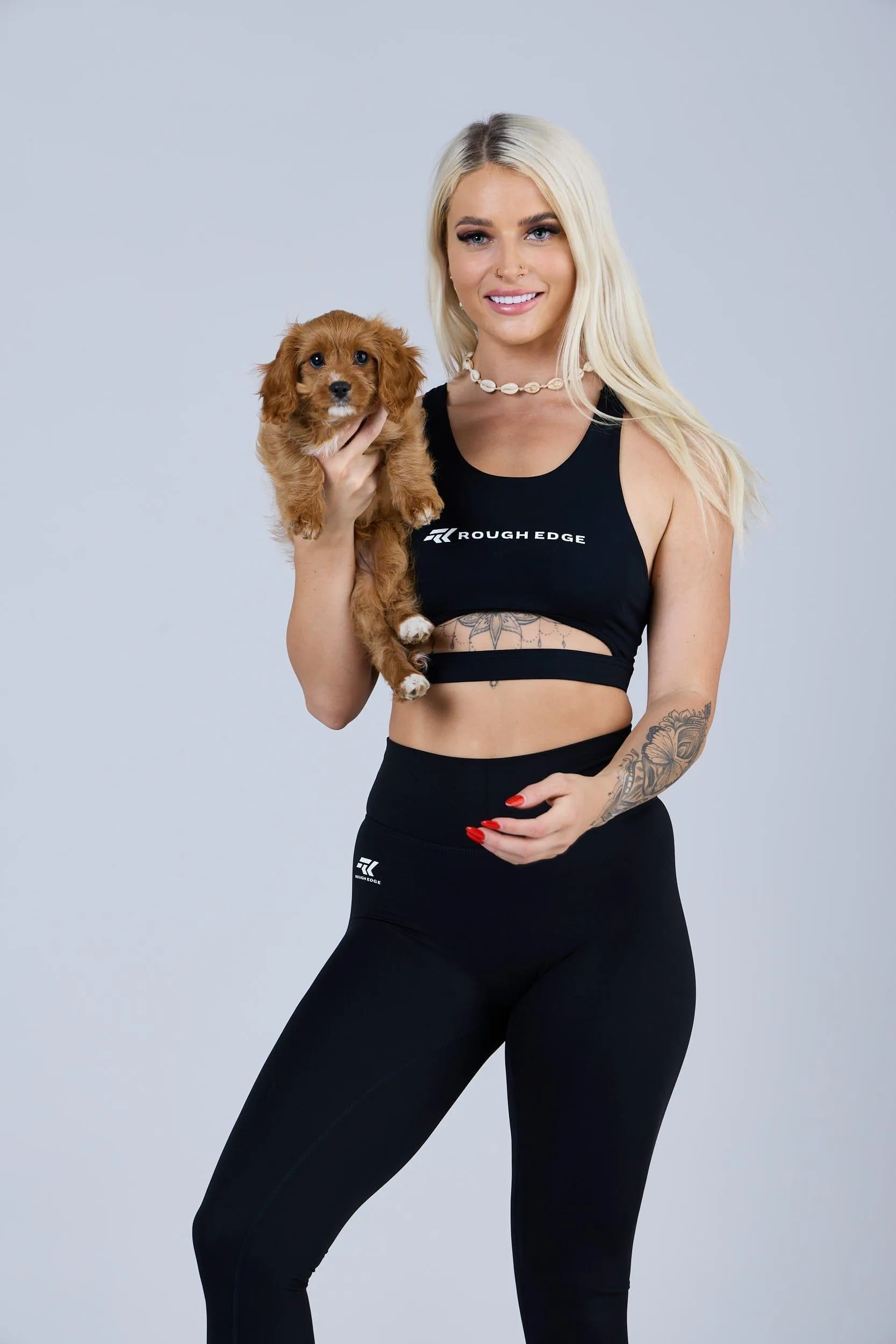 Womens MeanGRL© CROP TOP Black