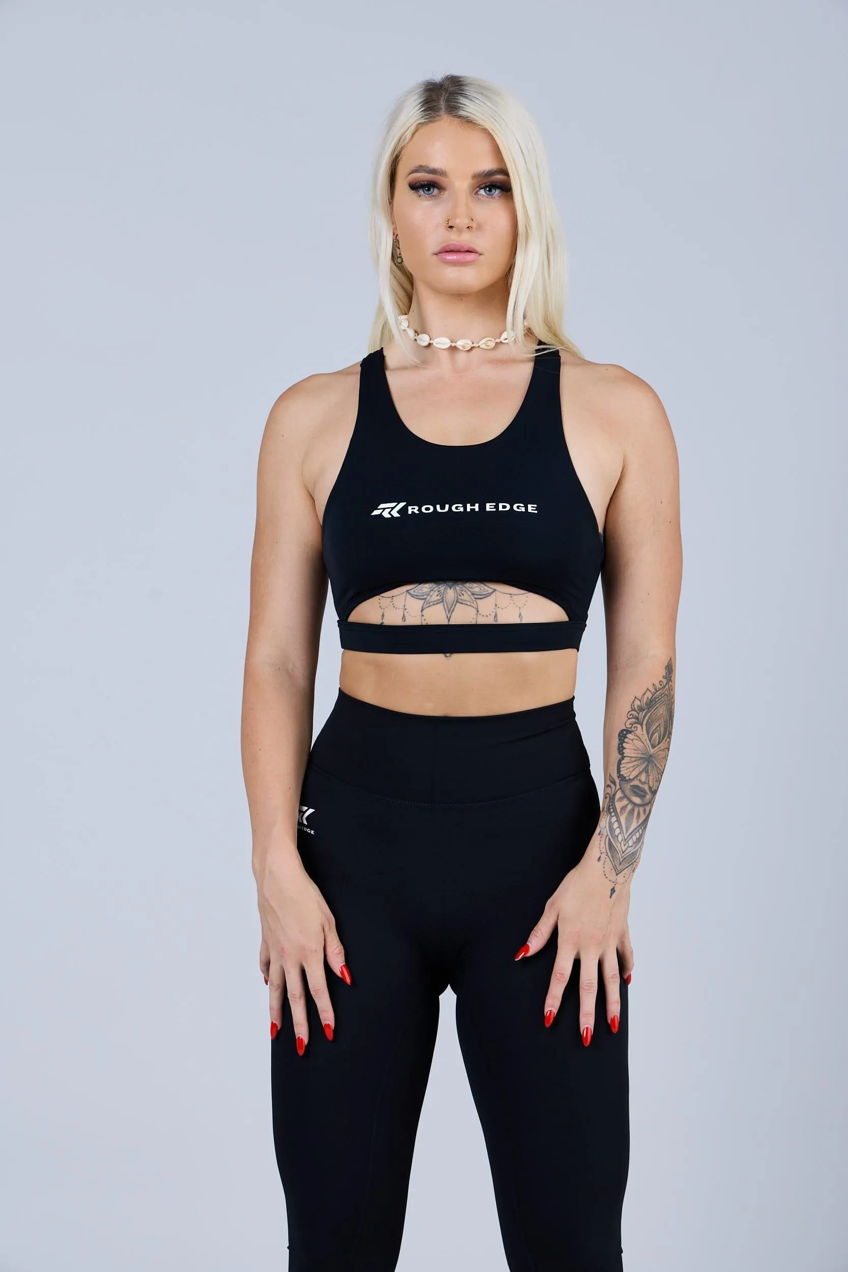 Womens MeanGRL© CROP TOP Black