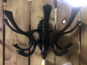 Wrought Iron Coat Rack